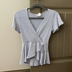 Nice crossover blouse